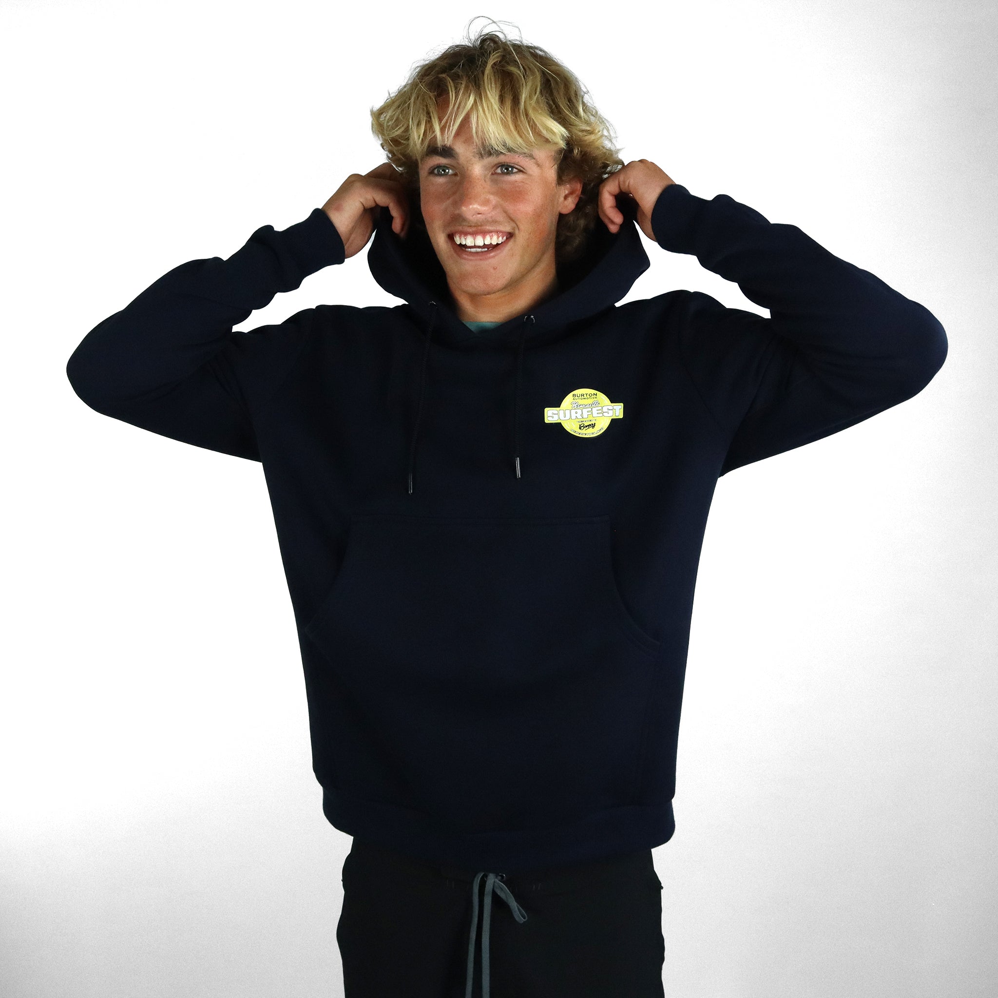 Newcastle Surfest Adult Hoodie - Navy