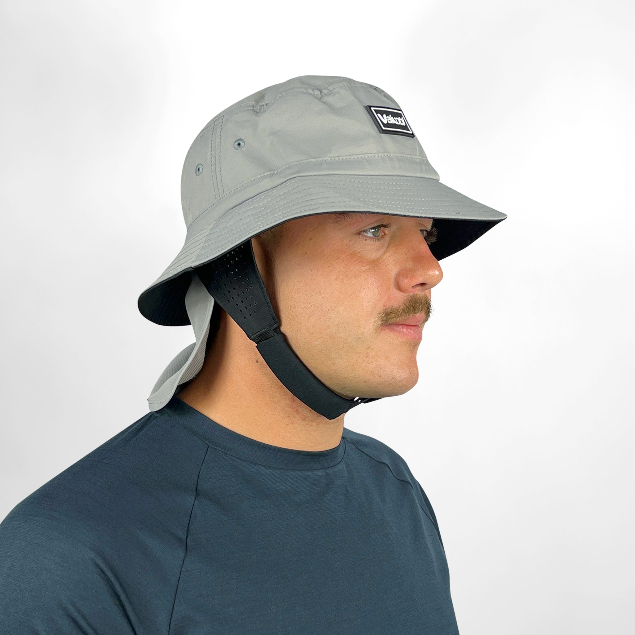 Downwind Surf Bucket Hat - Light Grey