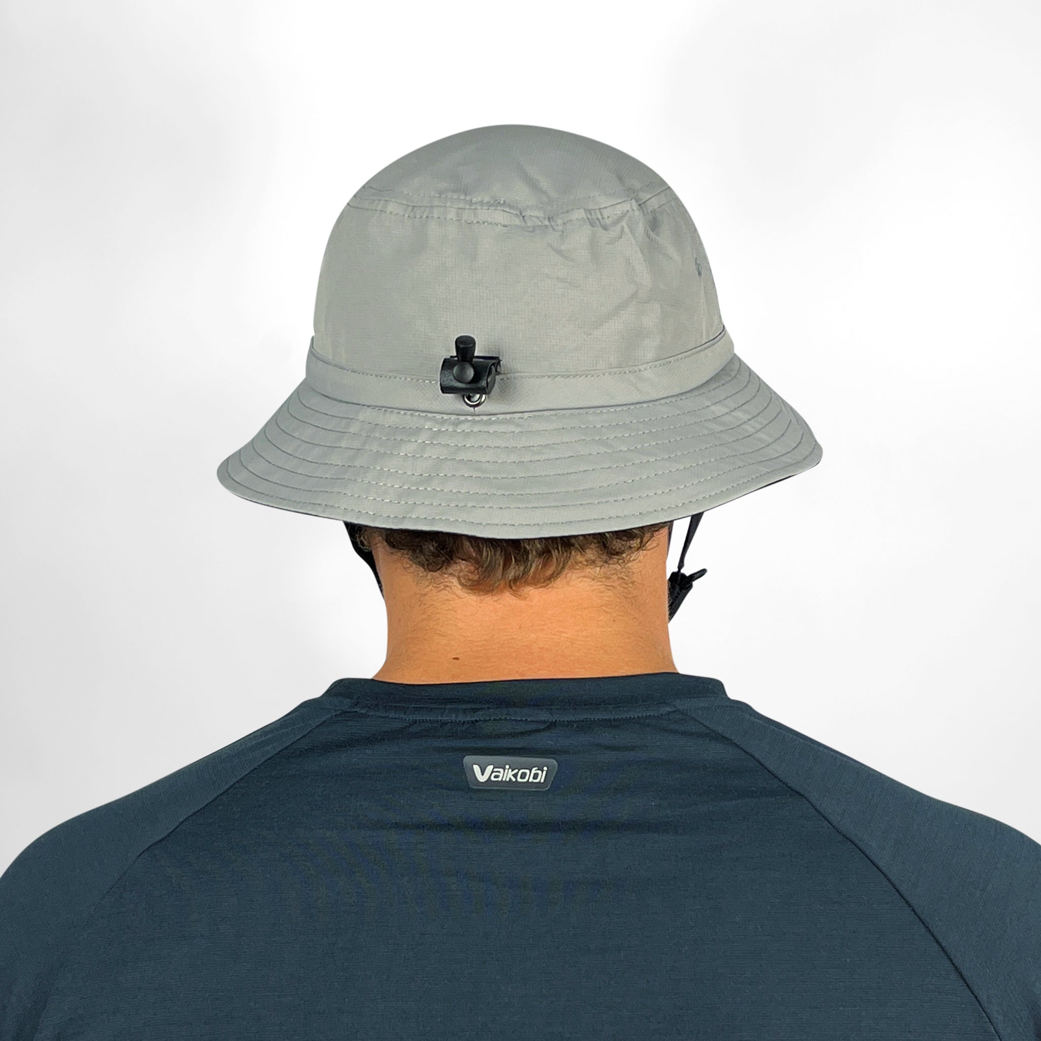 Downwind Surf Bucket Hat - Light Grey | Vaikobi