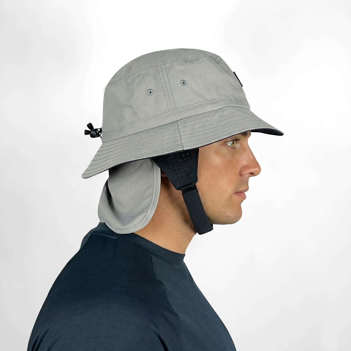 Downwind Surf Bucket Hat - Light Grey