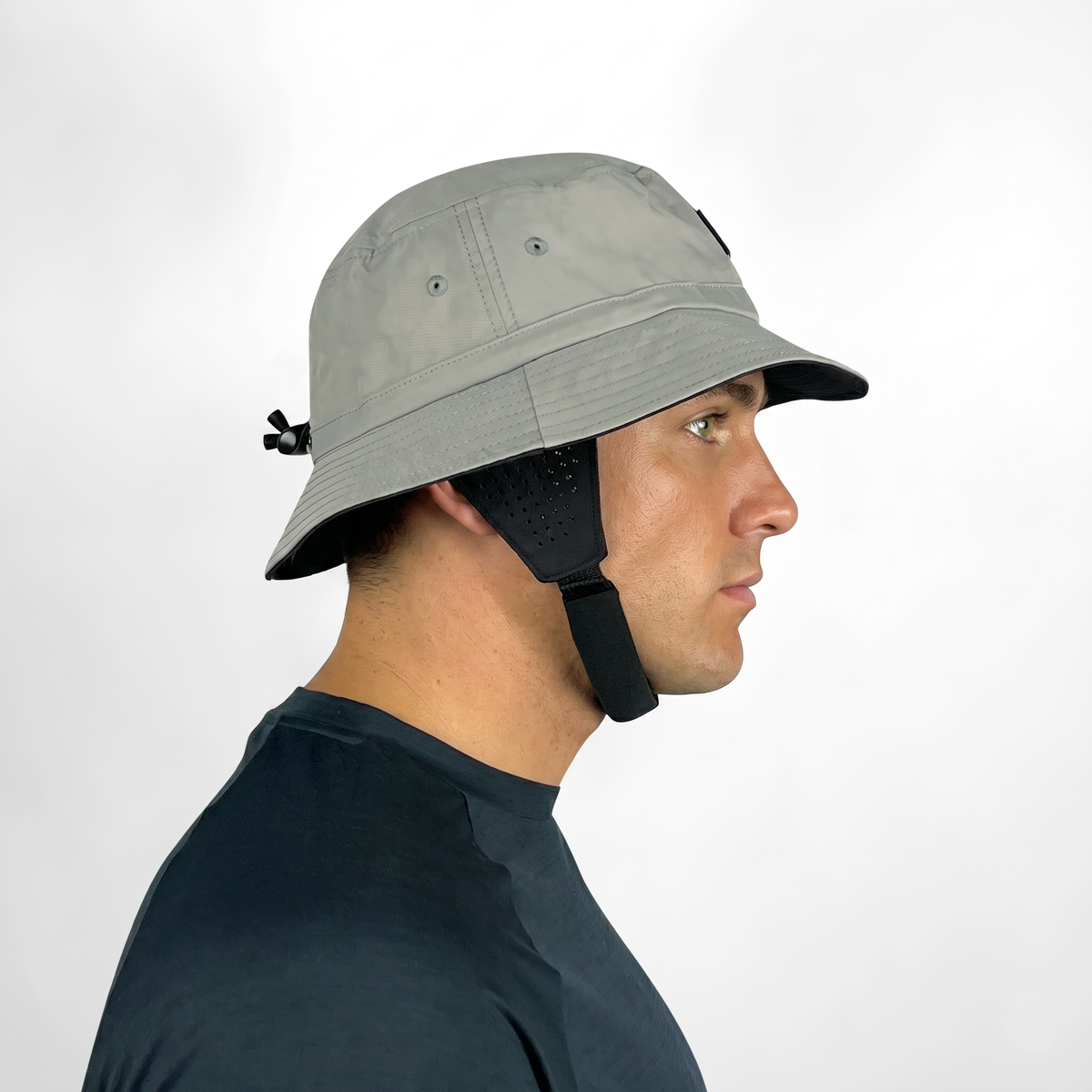 Downwind Surf Bucket Hat - Light Grey