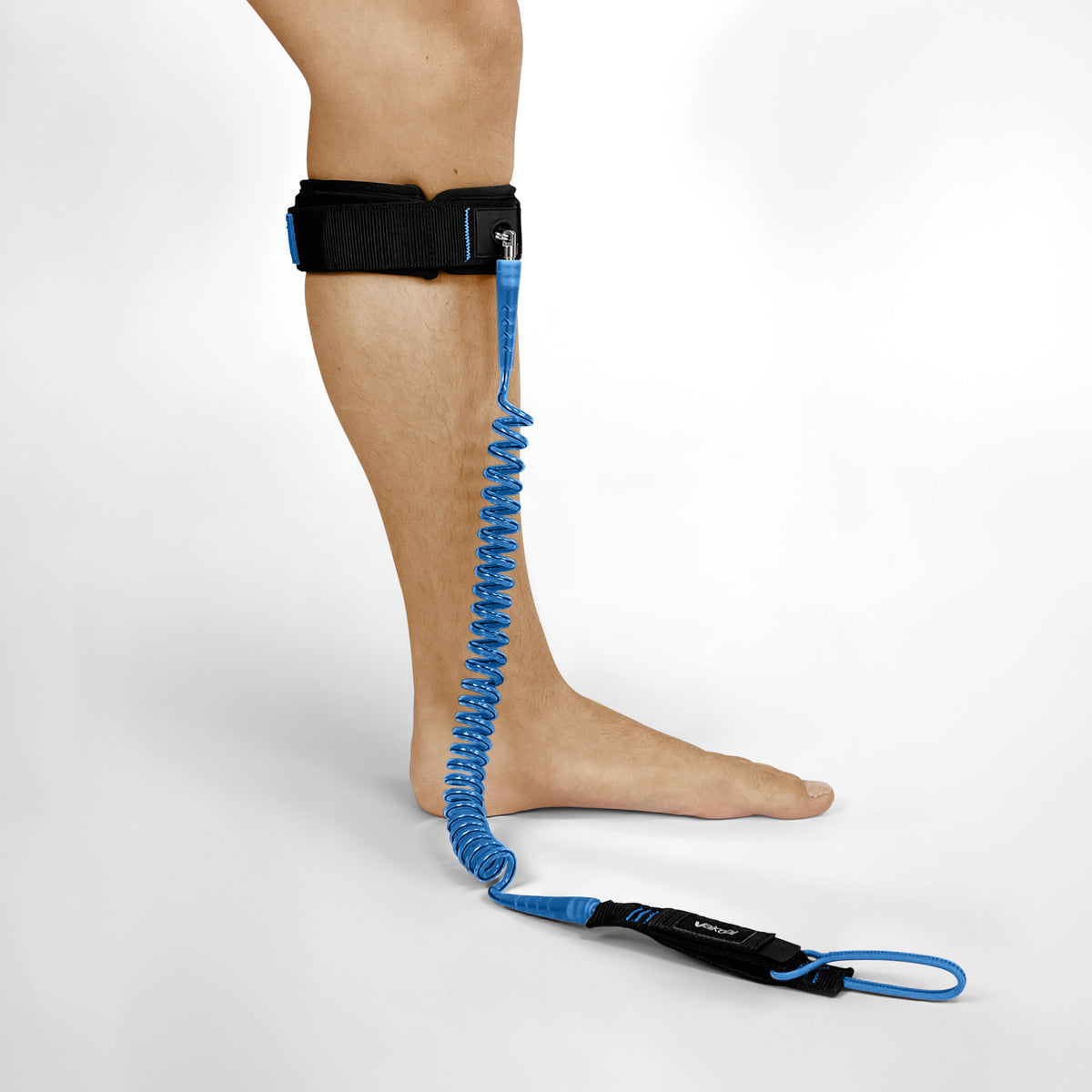 Ocean Fixed Calf Leash - Cyan