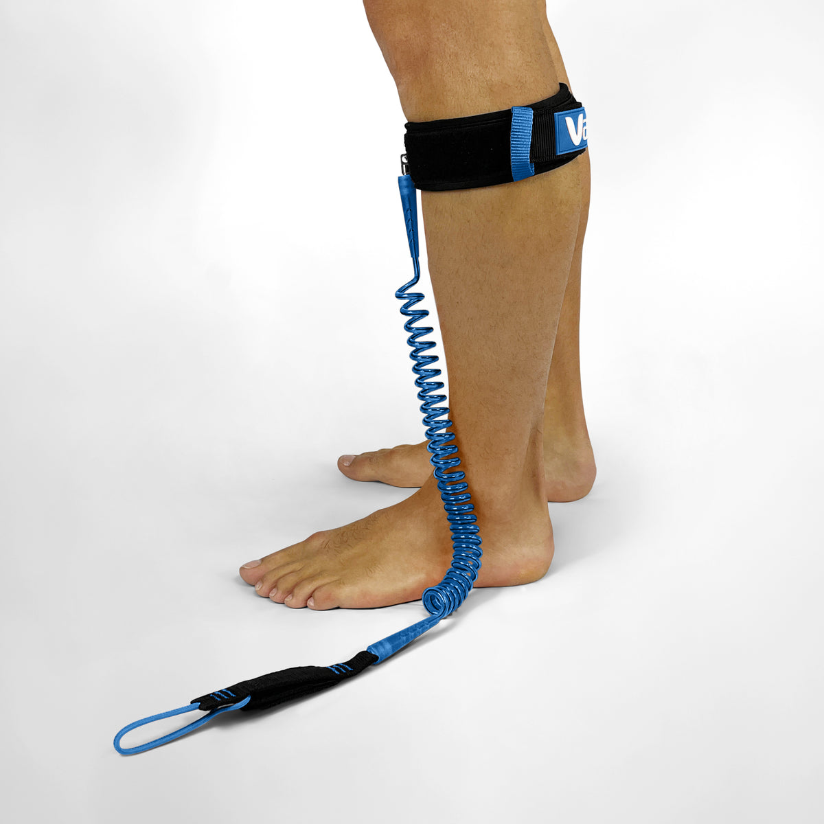 Ocean Fixed Calf Leash - Cyan