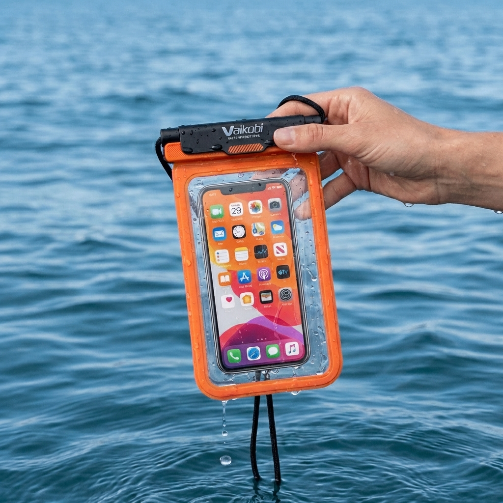 Waterproof Phone Case - Orange Waterproof Phone Case - Orange