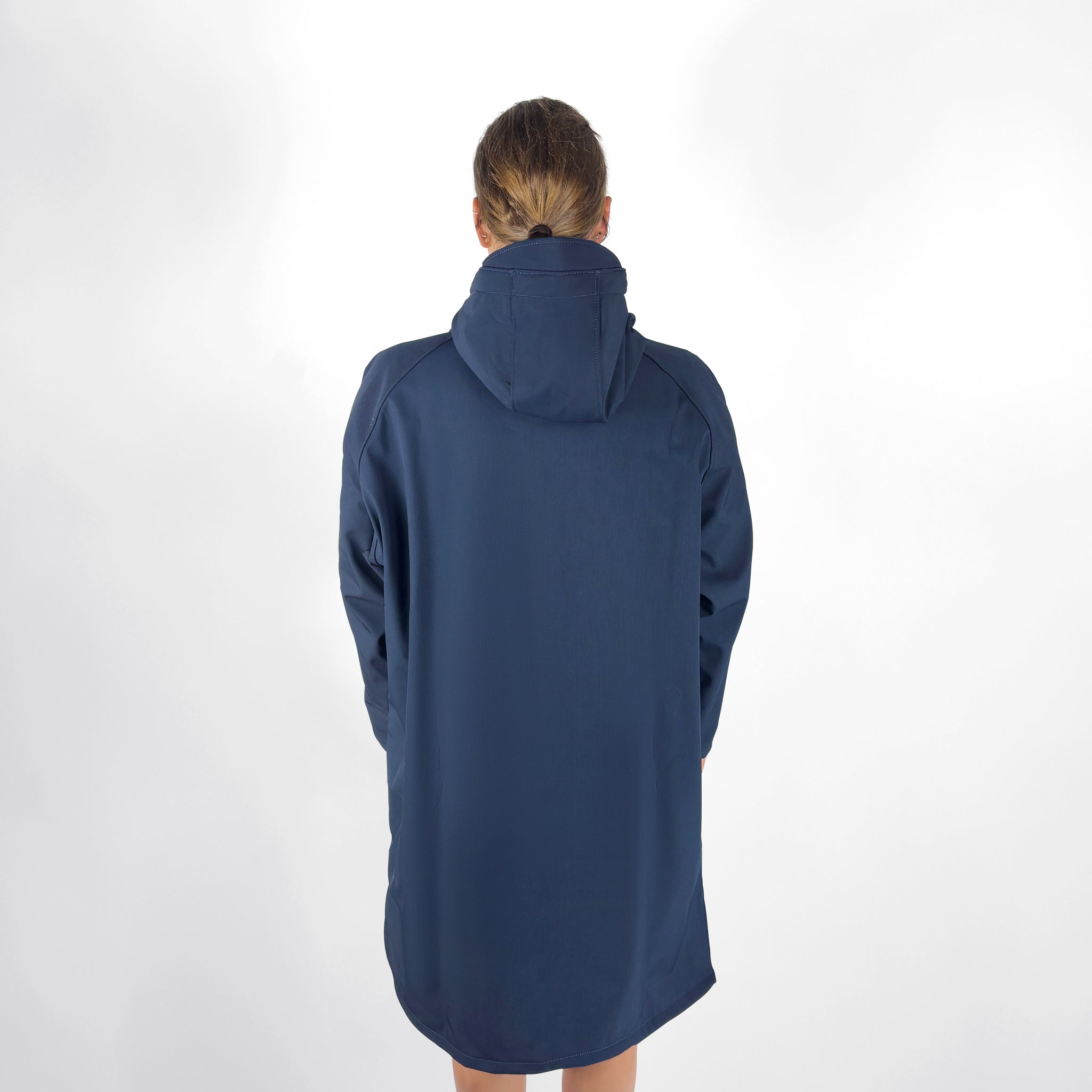 Beach Coat - Navy/Cyan