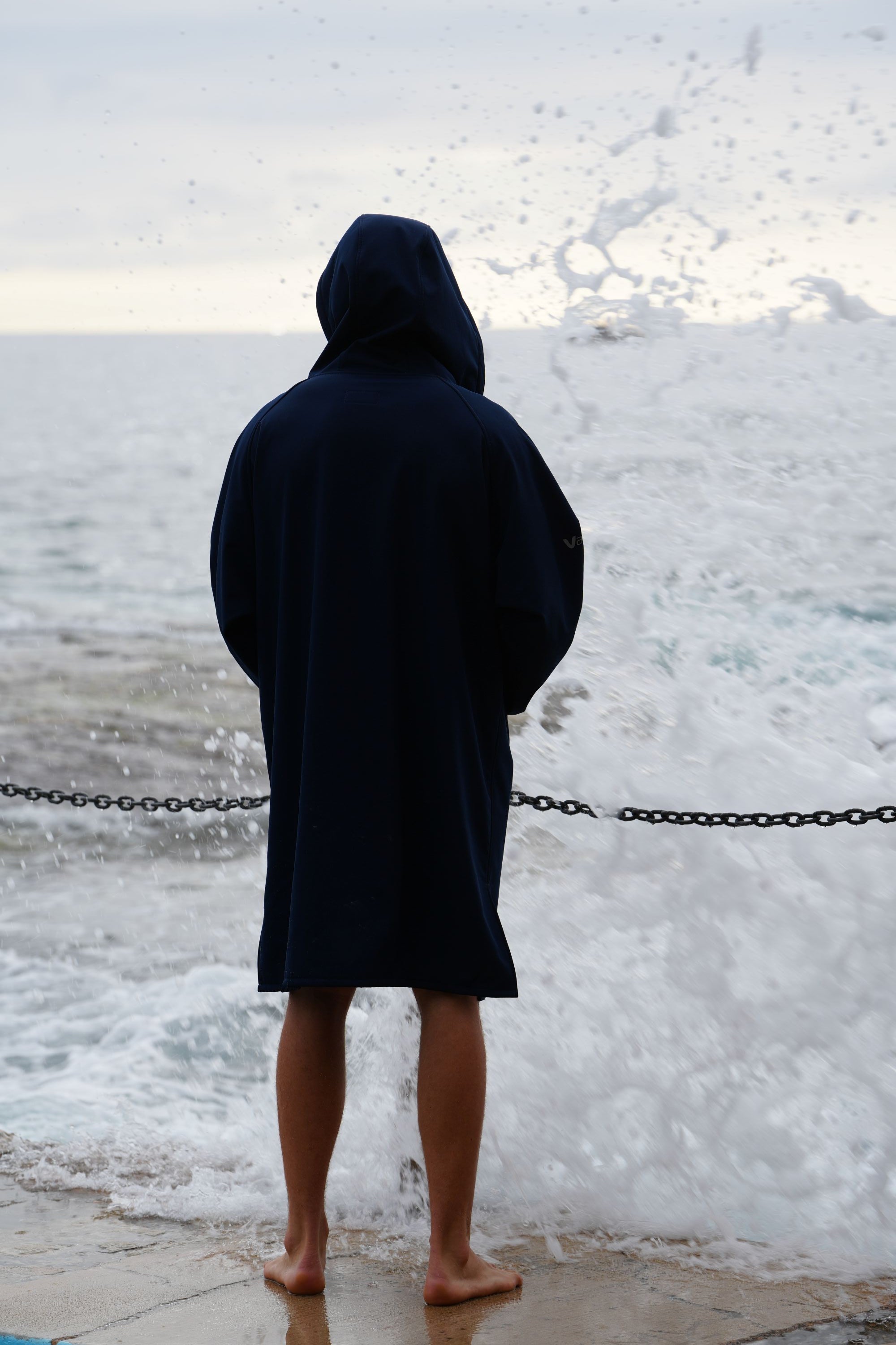 Beach Coat - Navy/Cyan | Vaikobi