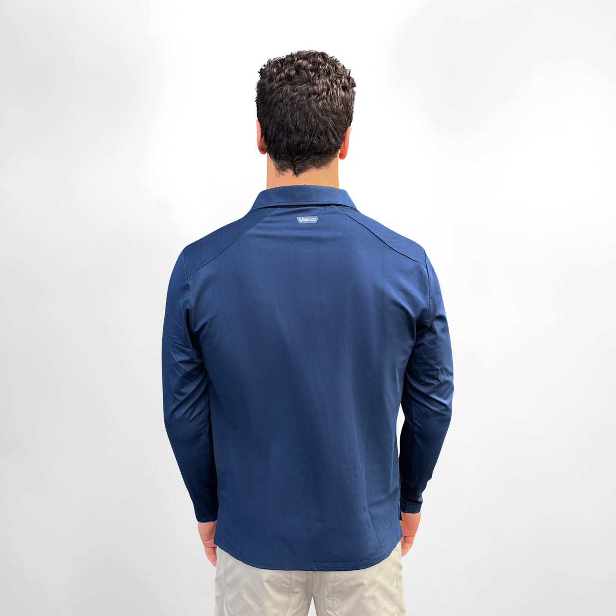 UV Crew Tech Long Sleeve Polo - Ink