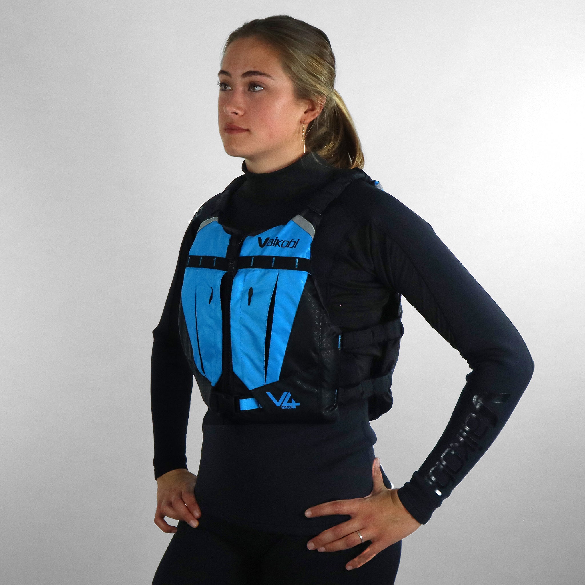 V4 Ocean Racing PFD Life Jacket - Cyan