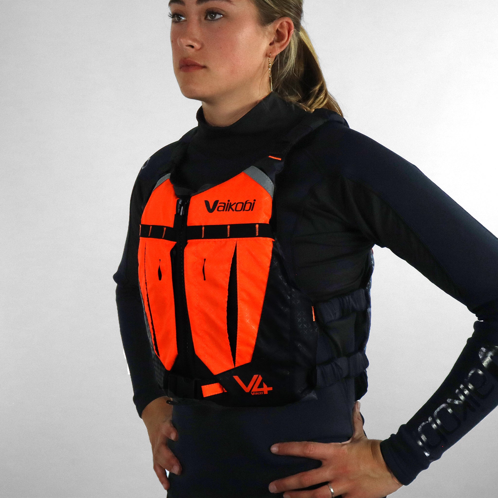 V4 Ocean Racing PFD Life Jacket - Fluro Orange