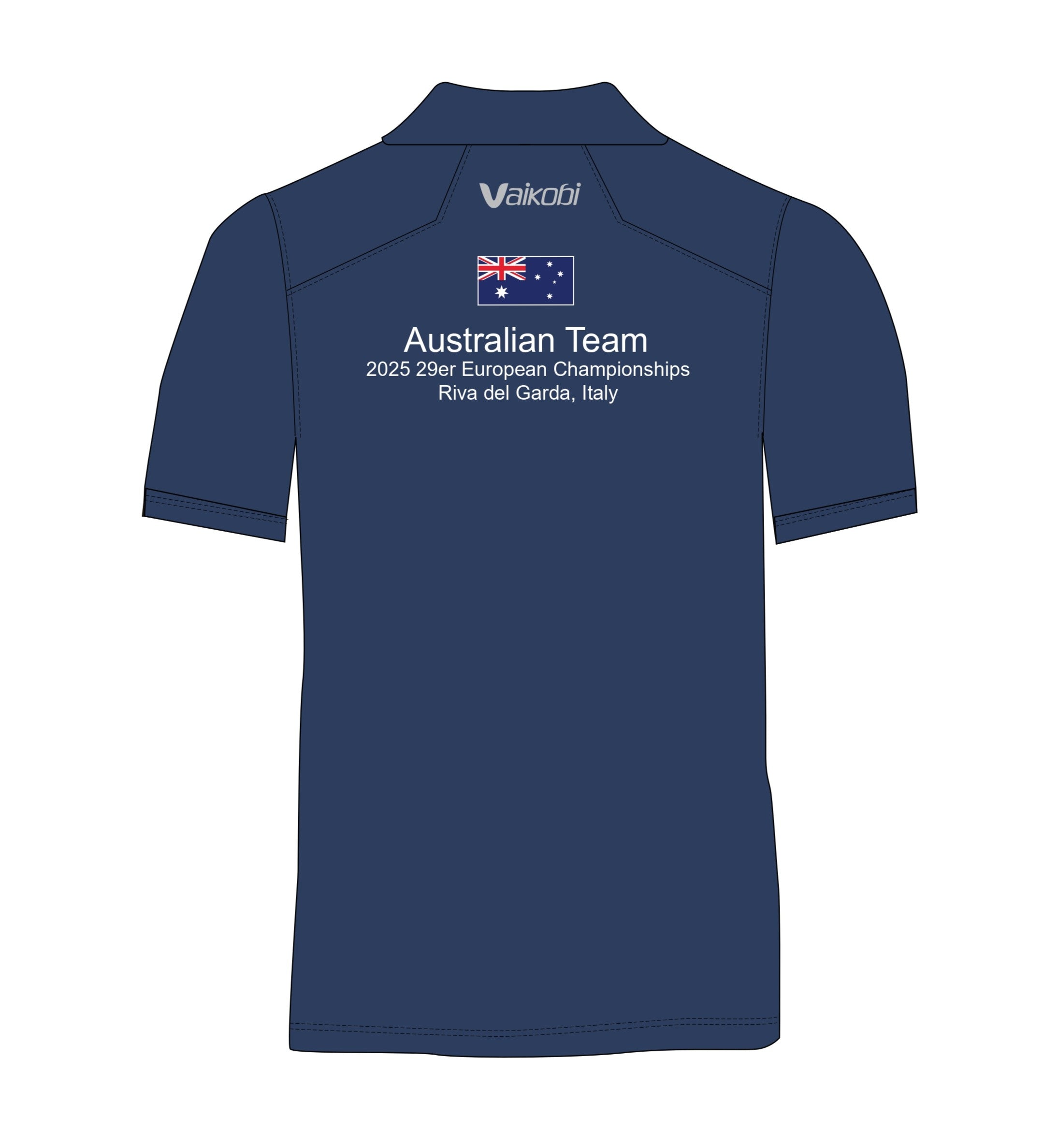 Antibes S/S Tech Polo - Navy - 29ers EUROPEAN CHAMPS