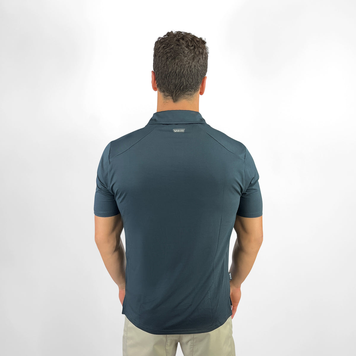 UV Ocean Tech Short Sleeve Polo - Charcoal