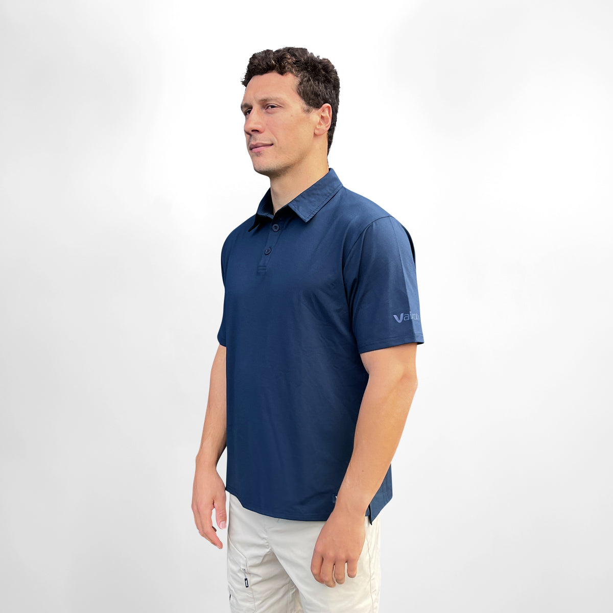 UV Crew Tech Short Sleeve Polo - Ink