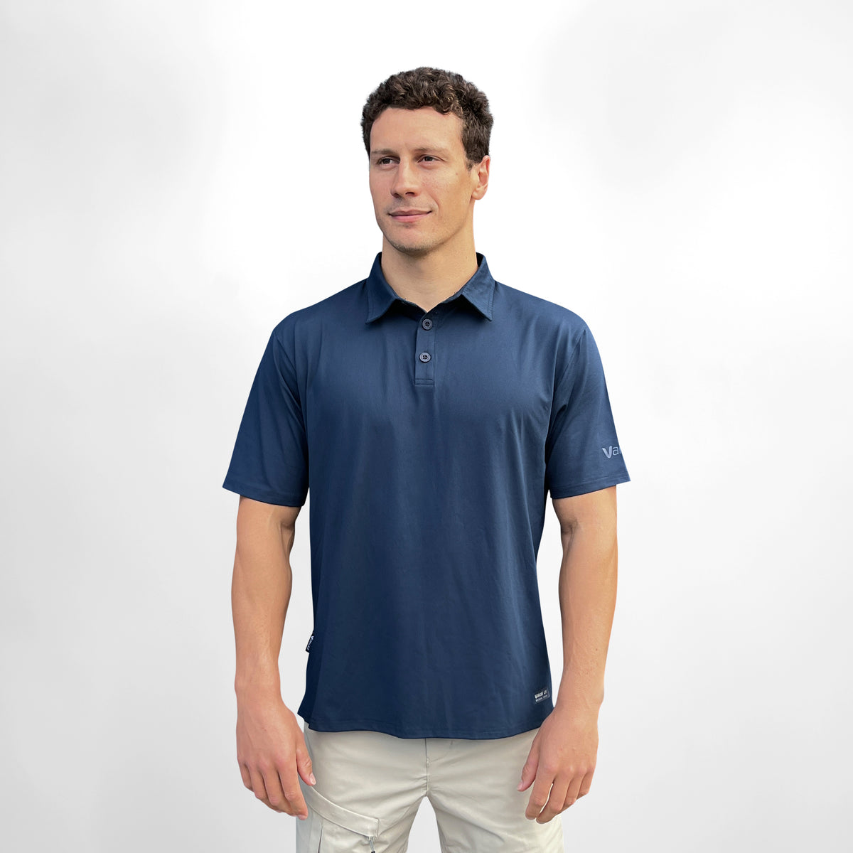 UV Crew Tech Short Sleeve Polo - Ink