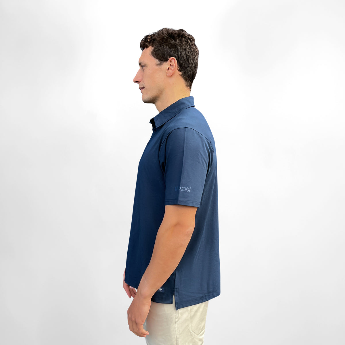 UV Crew Tech Short Sleeve Polo - Ink
