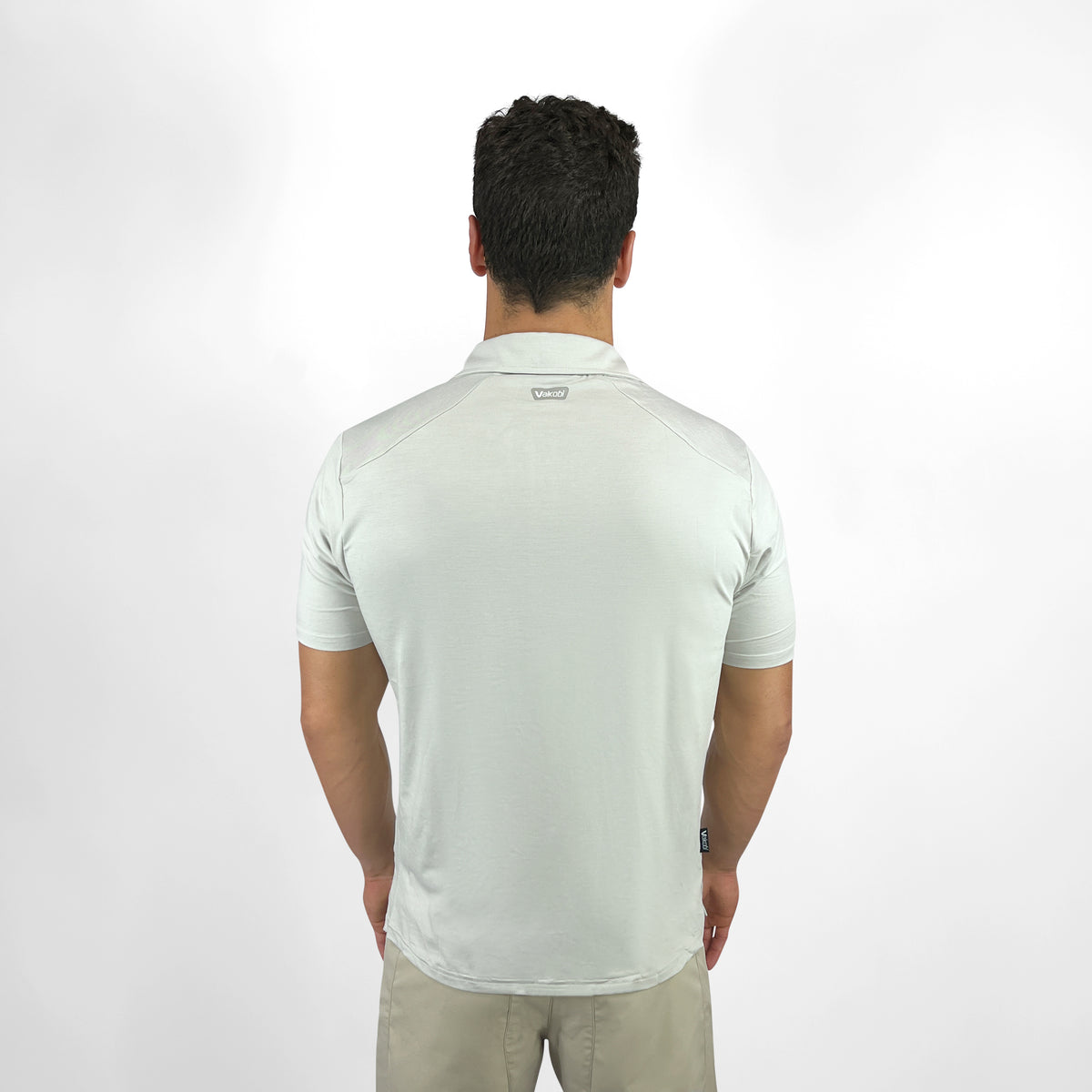 UV Ocean Tech Short Sleeve Polo - Silver