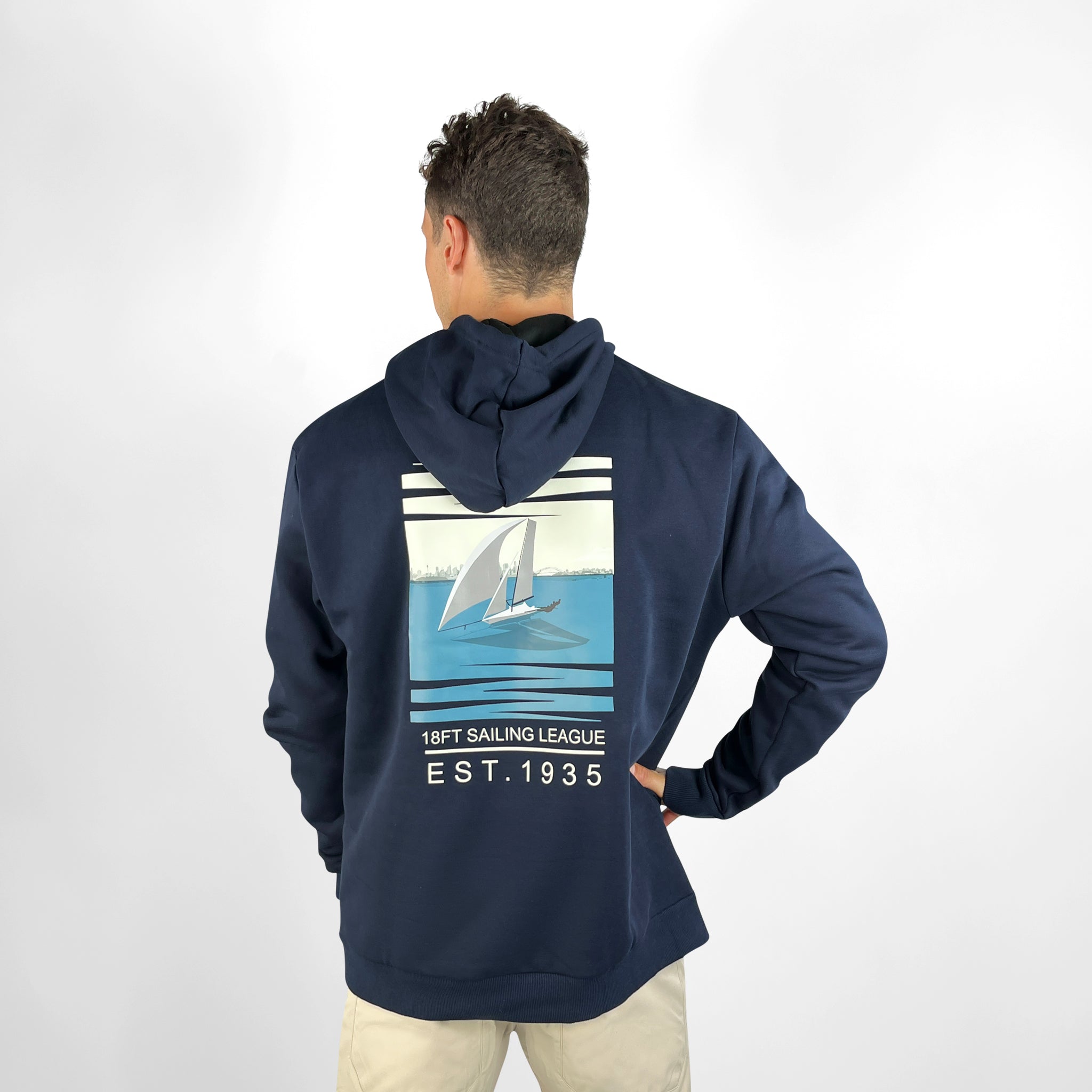 18 FOOTERS Torquay Hoodie - Navy