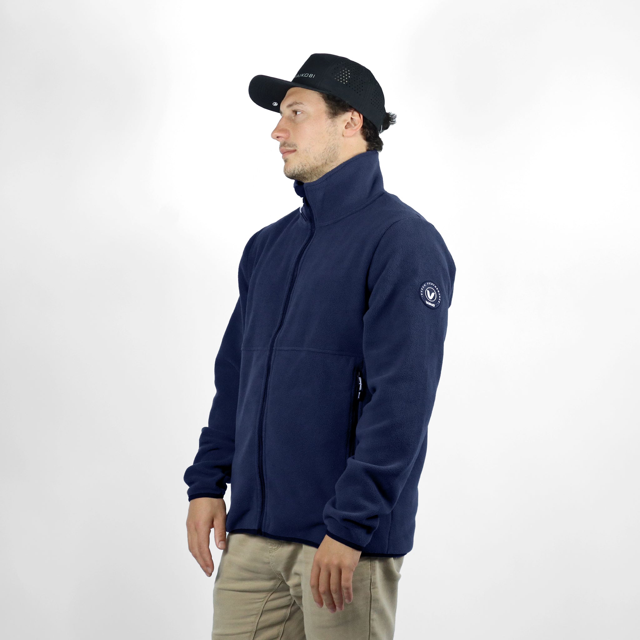 Microfleece Crew Jacket - Ink