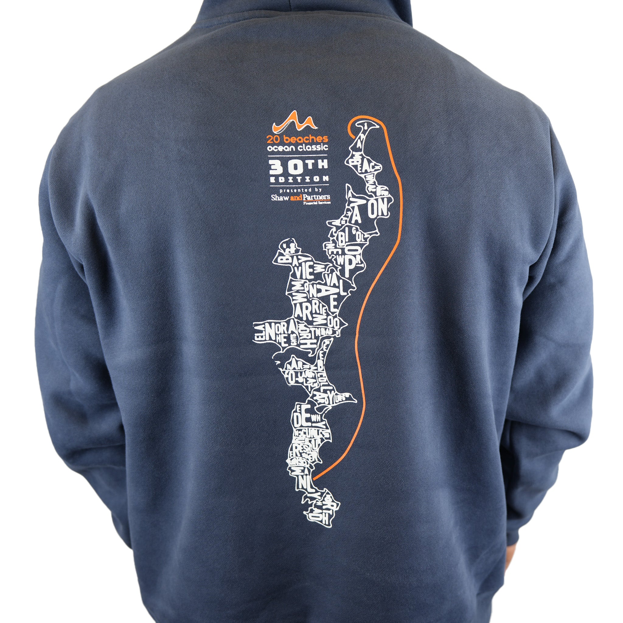 20 Beaches Ocean Classic Hoodie - Navy