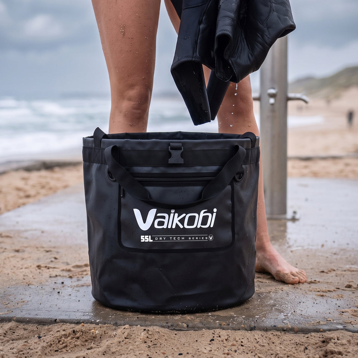 55L Surf Bucket - Black