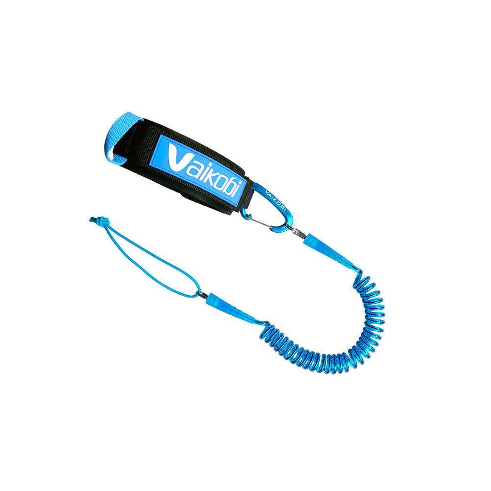 Vaikobi Ocean Paddling Calf Leash - Cyan