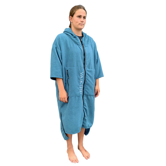 Full Zip Hooded Towel - Ocean Blue - LIMITED EDITION