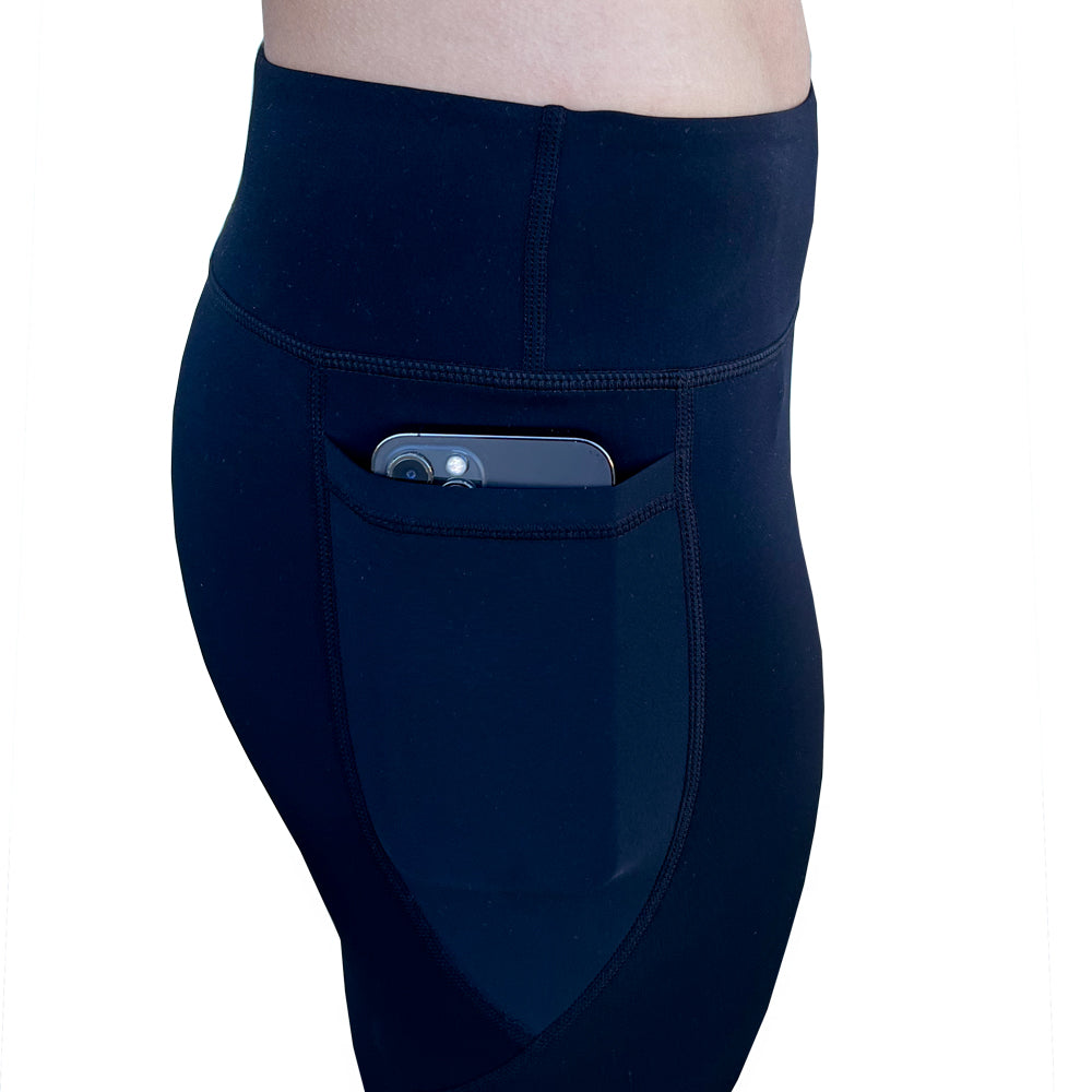 Activ Hydrofleece Womens Leggings-Black
