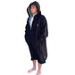 BEACH COAT -BLACK/GREY