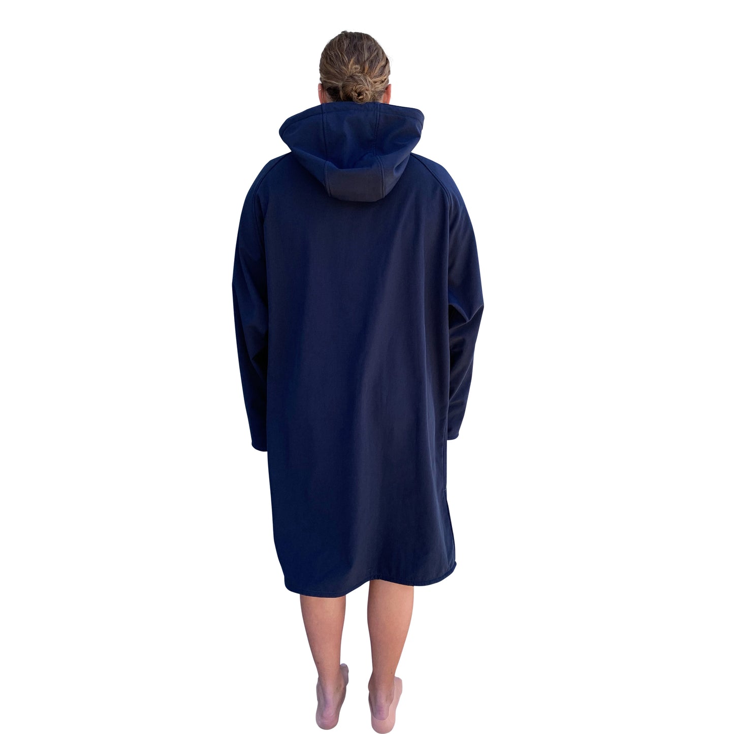 BEACH COAT -NAVY/CYAN