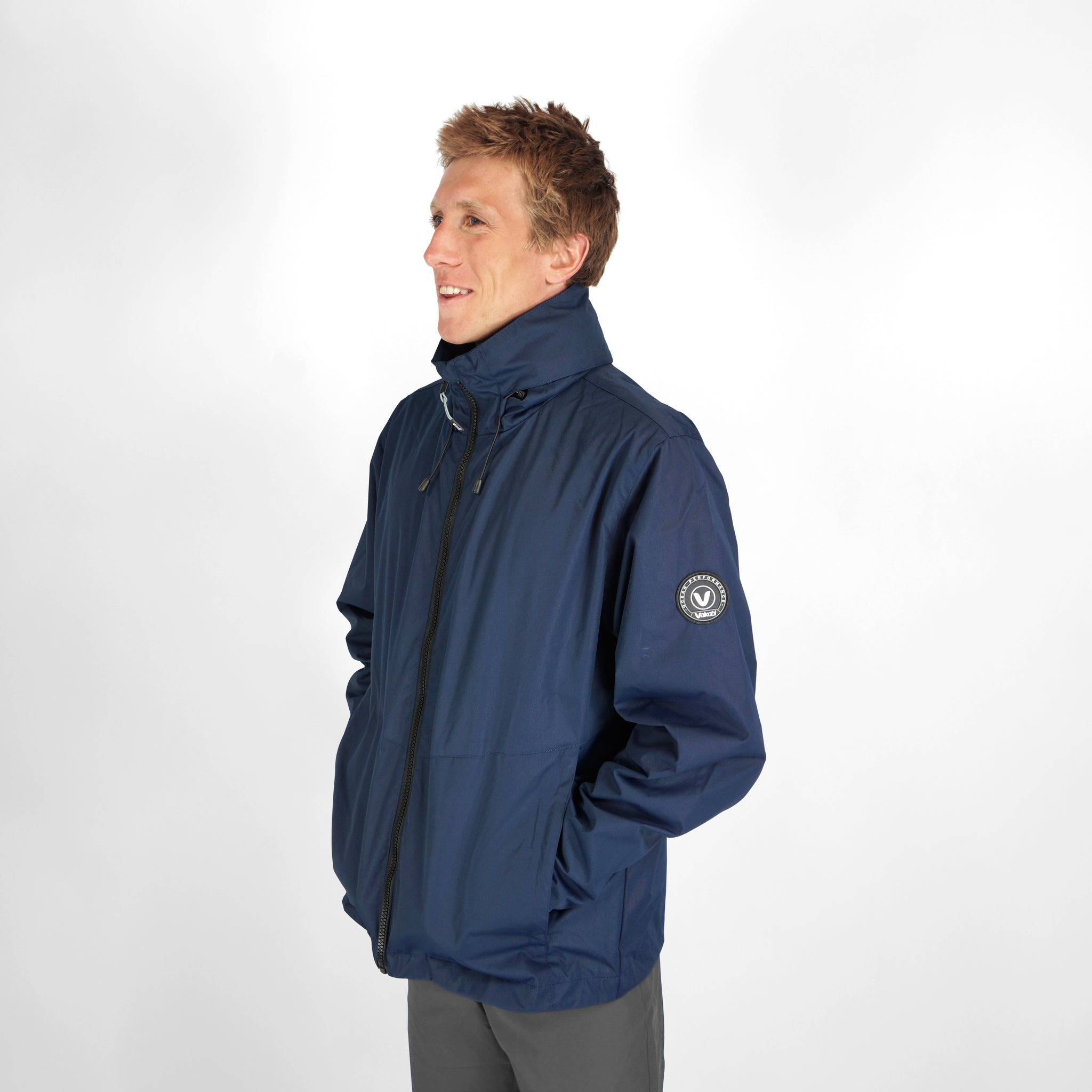 Lightweight Team Jacket with Hood - Ink