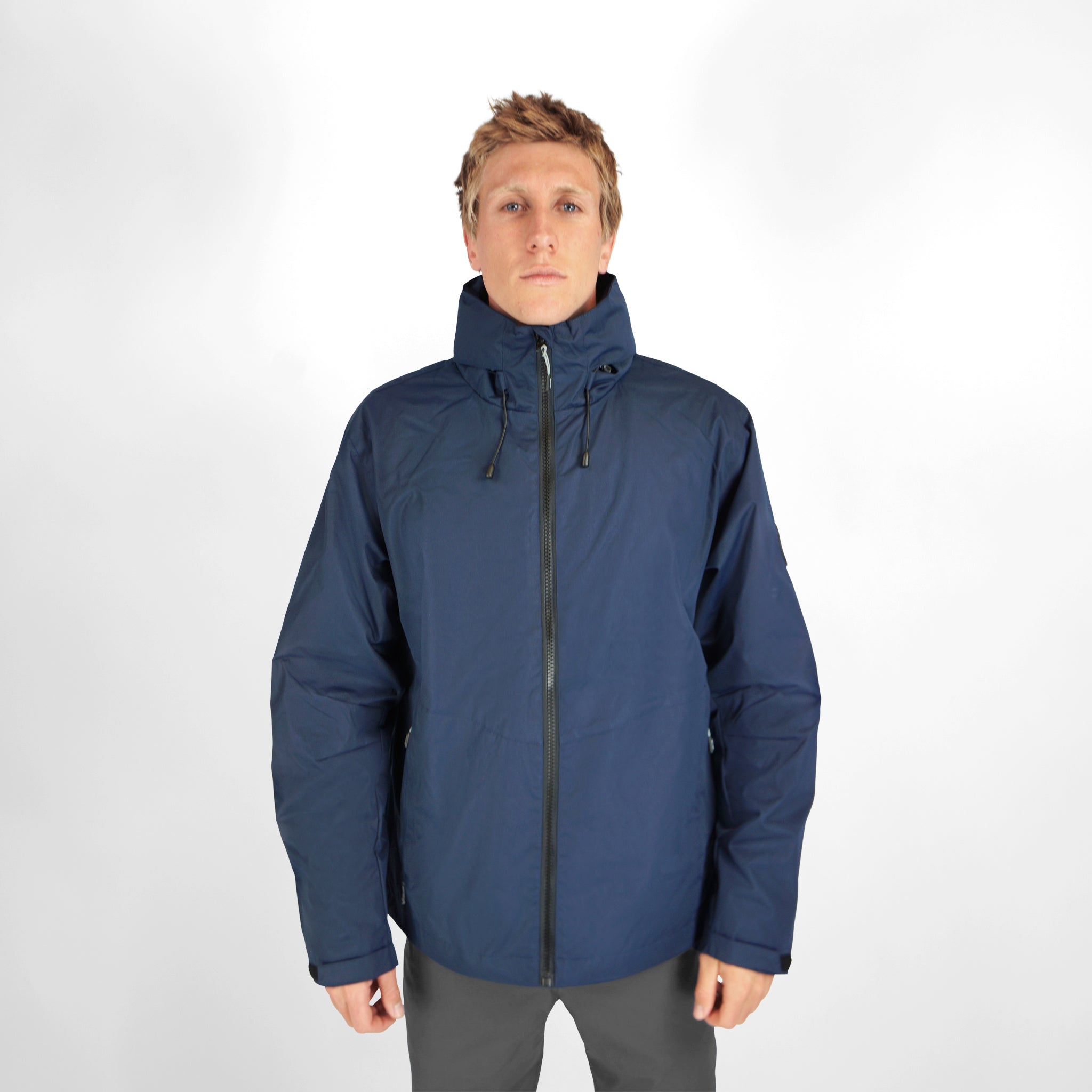 Lightweight Team Jacket with Hood - Ink