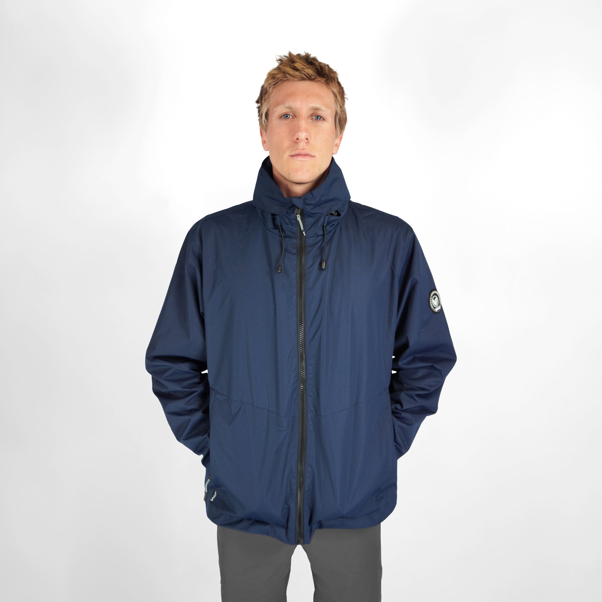 Lightweight Team Jacket with Hood - Ink