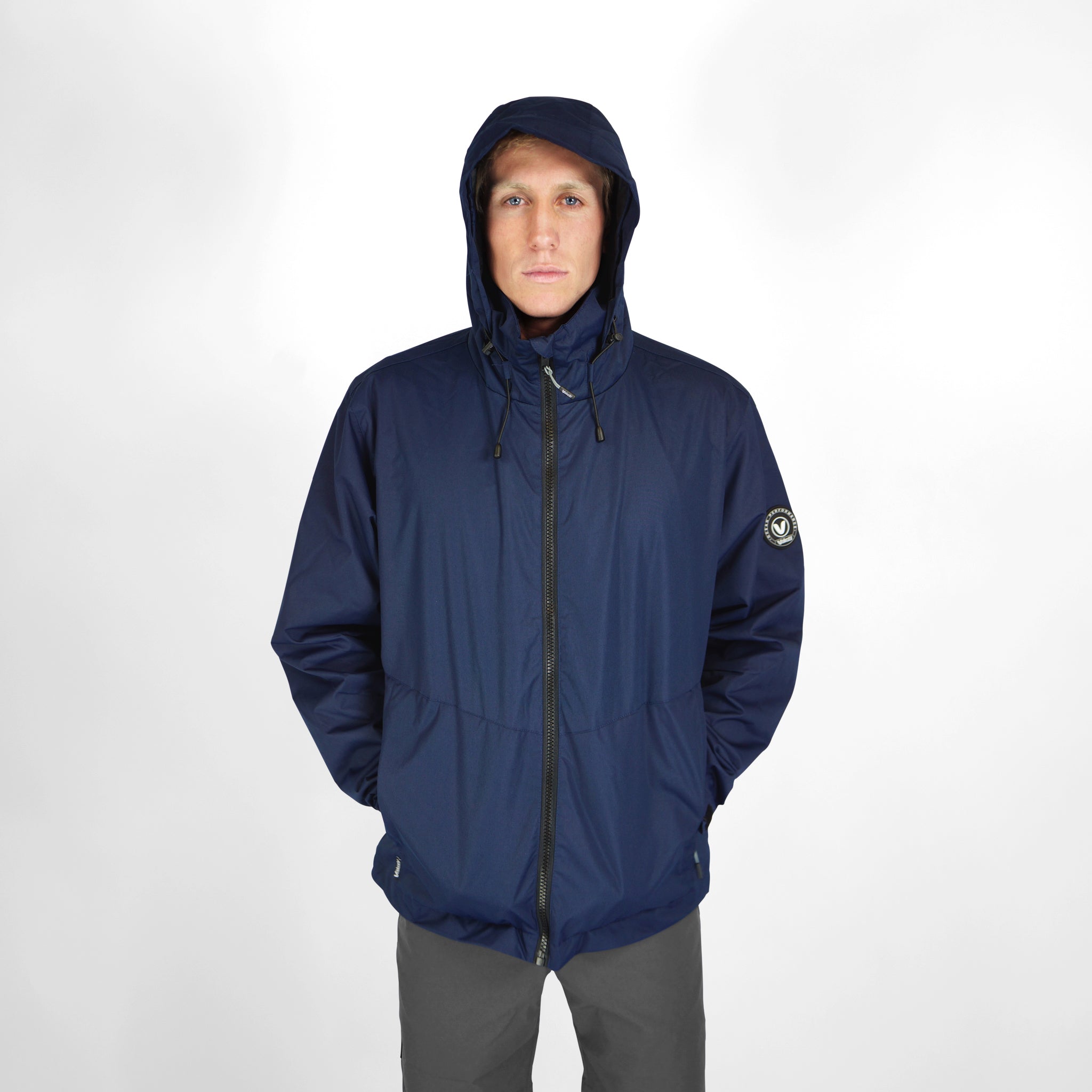 Lightweight Team Jacket with Hood - Ink