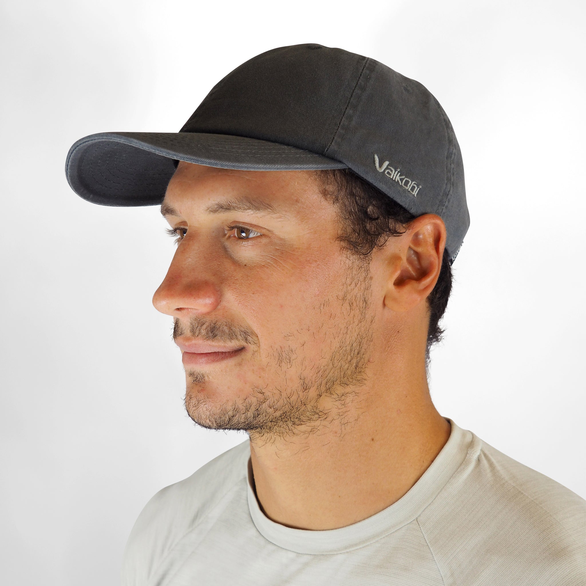Washed Cotton Cap - Grey