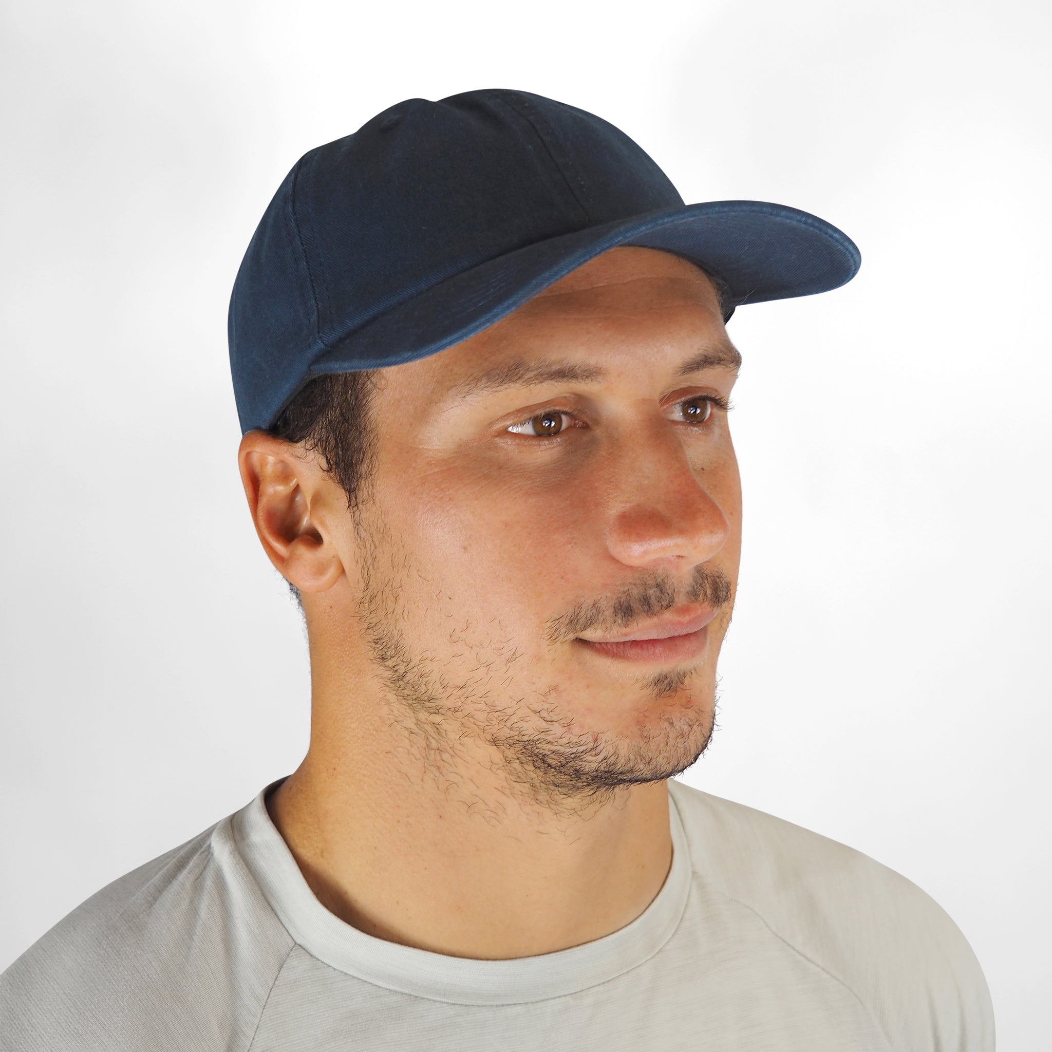 Washed Cotton Cap - Navy