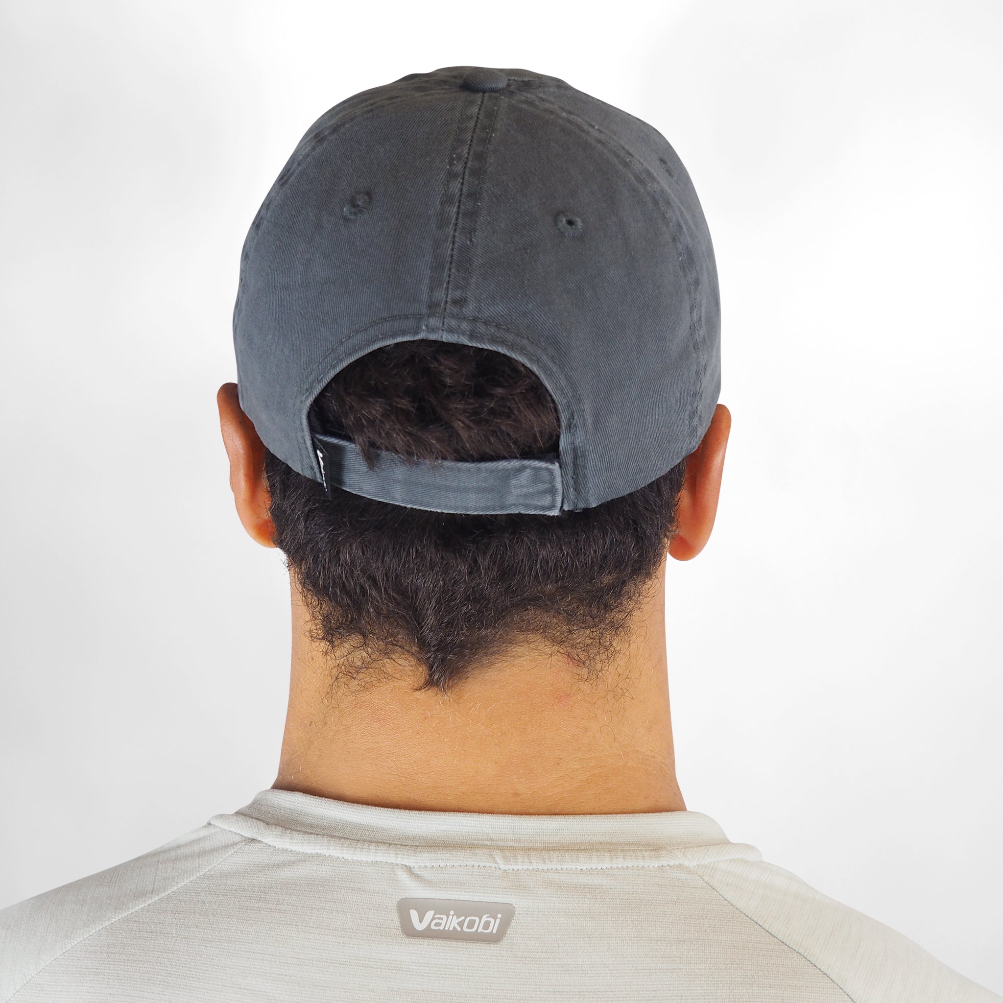 Washed Cotton Cap - Grey