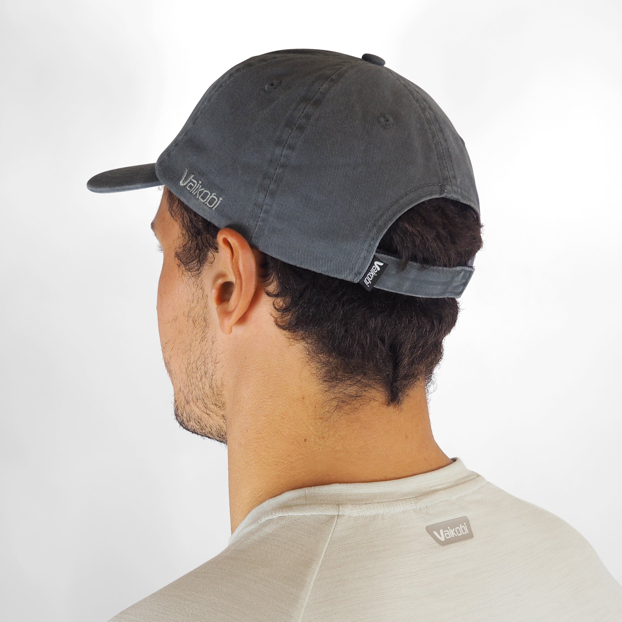 Washed Cotton Cap - Grey