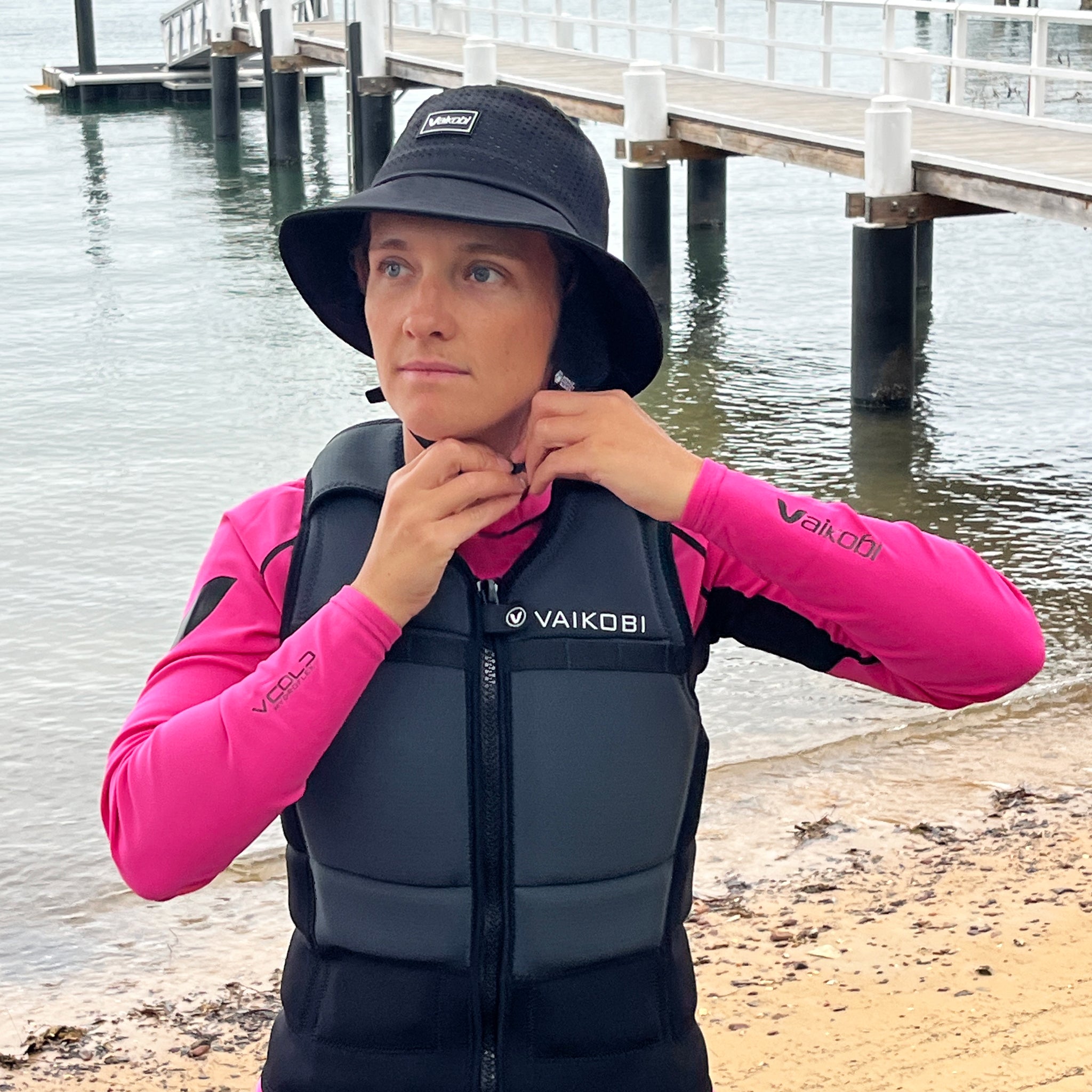 Bucket Bump Hat Black Vaikobi bucket-bump-hat-black-vaikobi