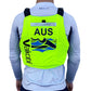 Australia Team VXP Race PFD Life Jacket - Fluro Yellow - CUSTOM