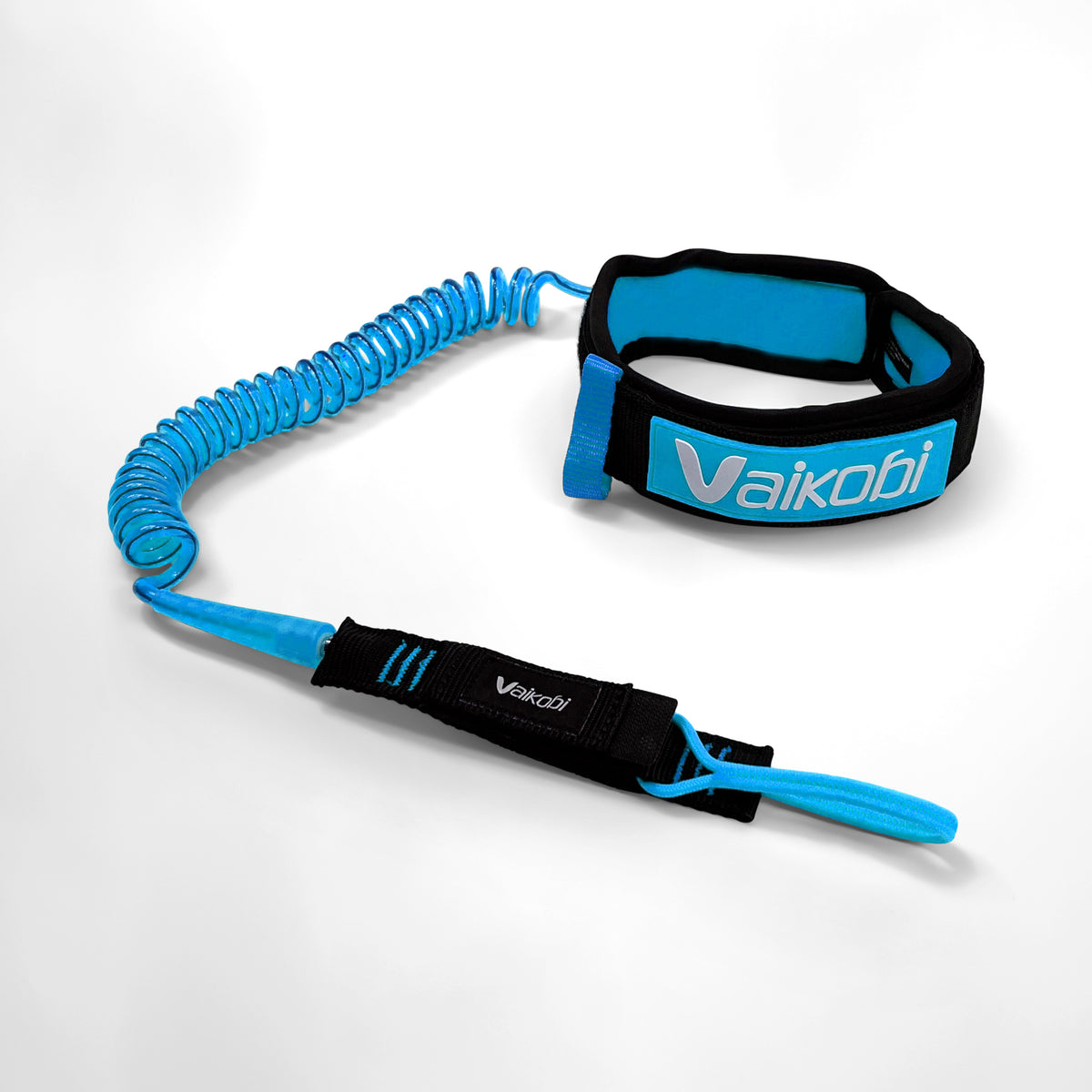 Ocean Fixed Calf Leash - Cyan