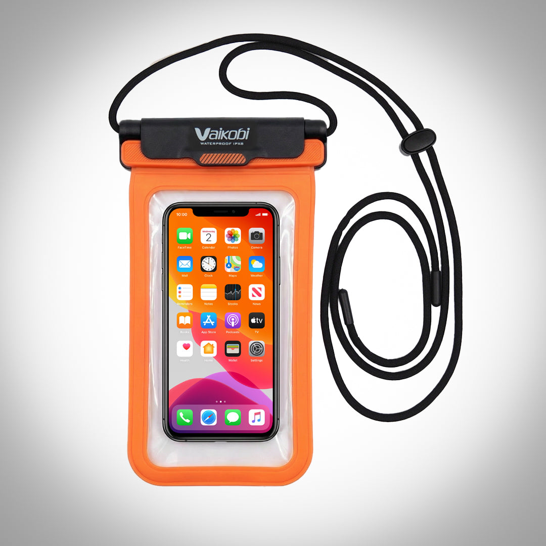 Waterproof Phone Case - Orange