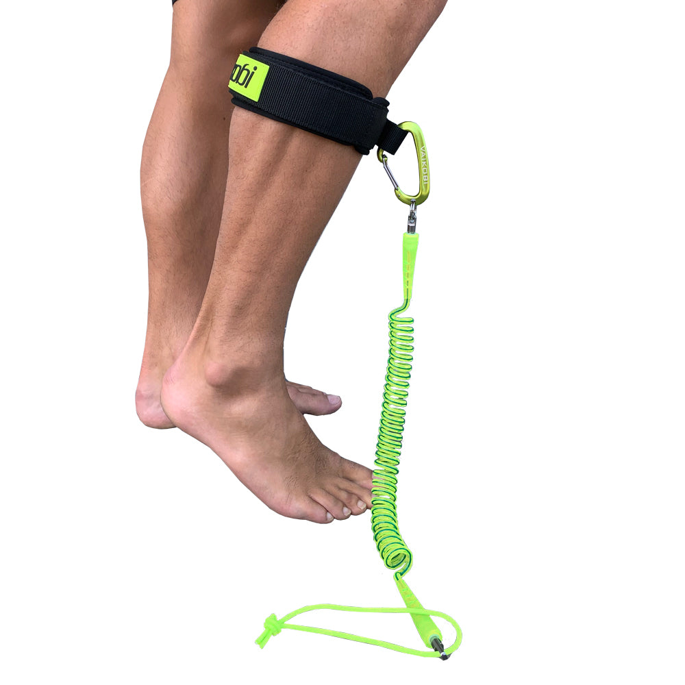 Yellow Ocean Padding Calf Leash | Vaikobi