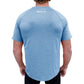 Mens UV Performance S/S Tech Tee- Heather Blue