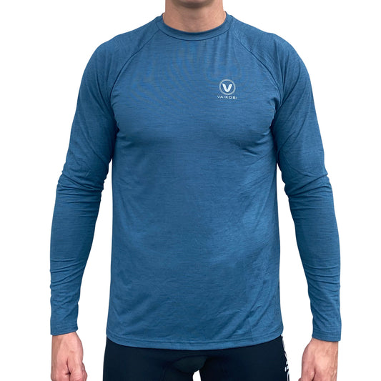 UV Performance L/S Tech Top- Ocean Blue - Unisex