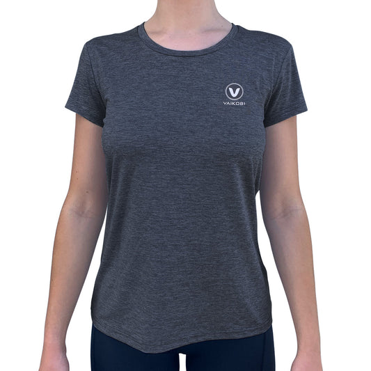 Womens UV Performance Tech Tee- Charcoal - 2020 season