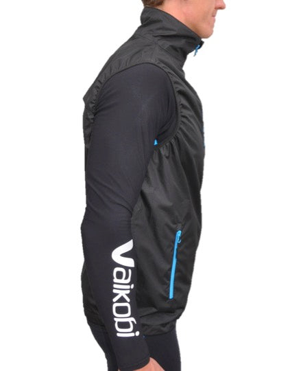 VDRY- Season 2021 - Lightweight Vest - Black/Cyan