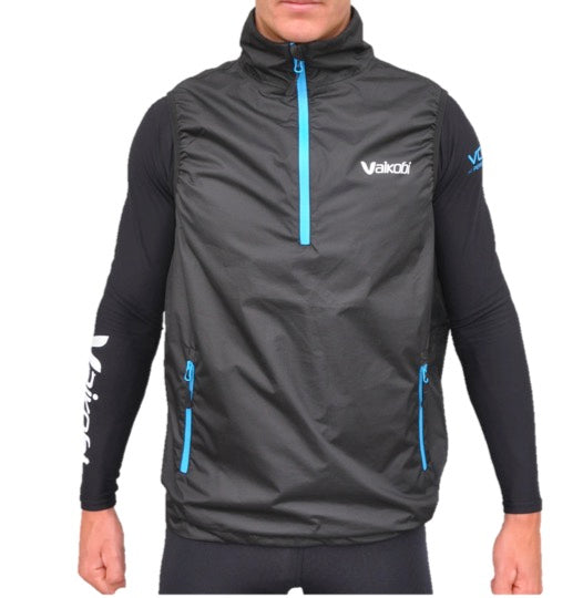 VDRY- Season 2021 - Lightweight Vest - Black/Cyan