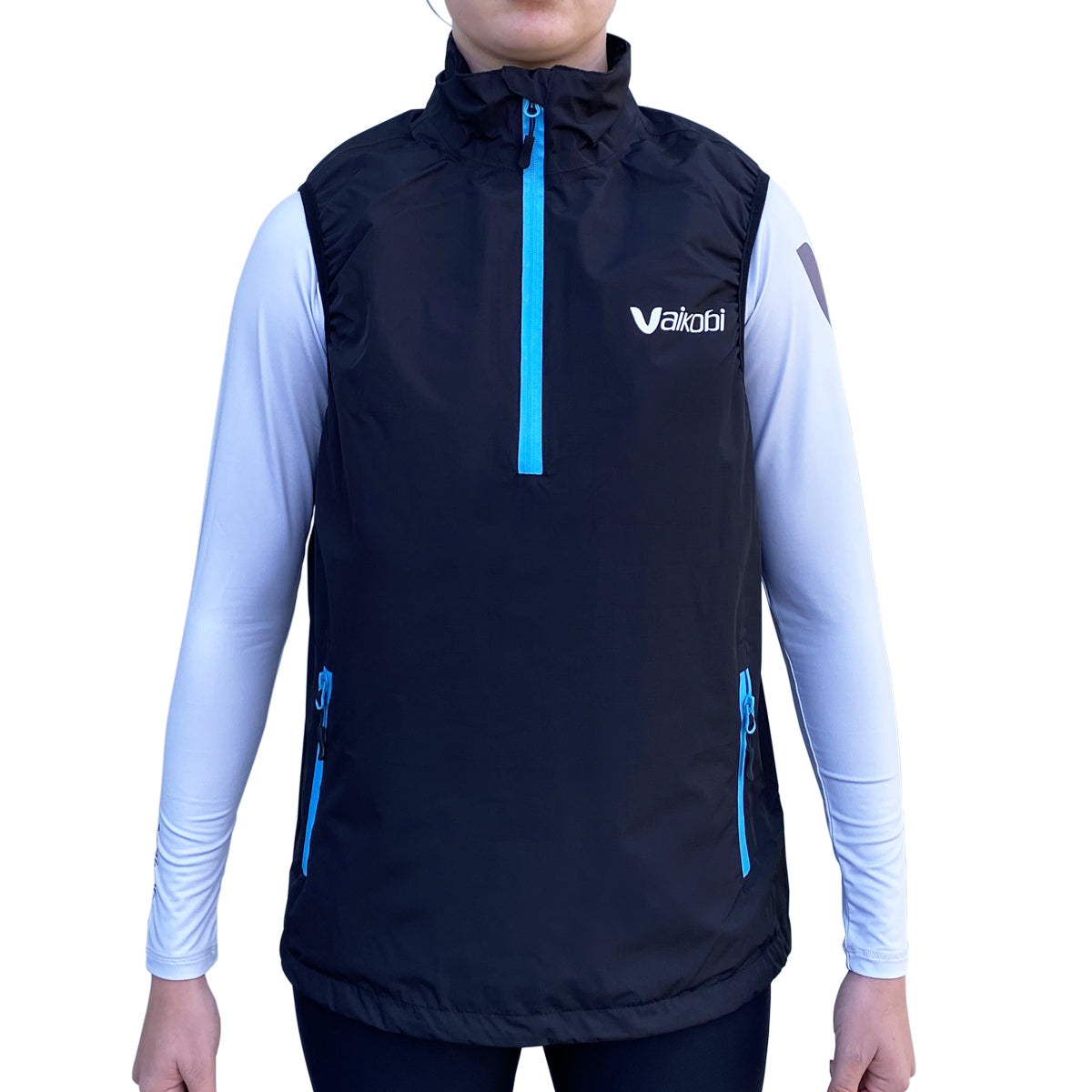 VDRY- Season 2021 - Lightweight Vest - Black/Cyan
