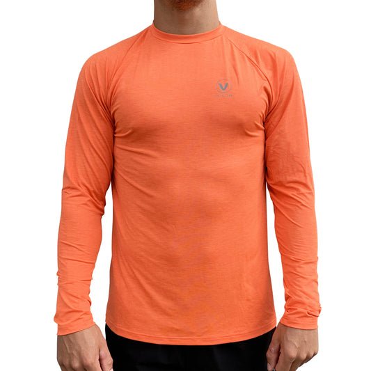 UV Performance L/S Tech Top - Fluro Orange - Unisex