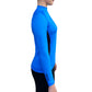 Long Sleeve Rash Top - Cyan/Black