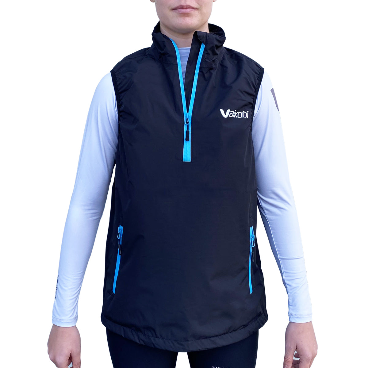 VDRY- Season 2021 - Lightweight Vest - Black/Cyan